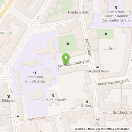 Standortübersicht der Strom (Elektro) Tankstelle: Stromnetz Hamburg GmbH in 20355, Hamburg