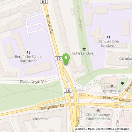 Standortübersicht der Strom (Elektro) Tankstelle: Stromnetz Hamburg GmbH in 20535, Hamburg