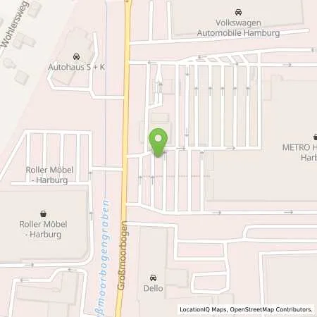 Standortübersicht der Tankstelle Allego GmbH in 21079 Hamburg