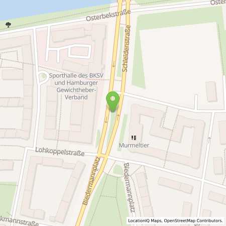 Standortübersicht der Strom (Elektro) Tankstelle: Stromnetz Hamburg GmbH in 22083, Hamburg