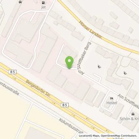 Standortübersicht der Tankstelle Allego GmbH in 22111 Hamburg