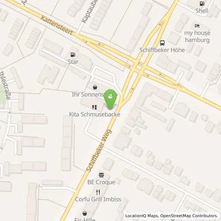 Standortübersicht der Tankstelle Stromnetz Hamburg GmbH in 22119 Hamburg