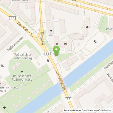 Standortübersicht der Strom (Elektro) Tankstelle: Stromnetz Hamburg GmbH in 22303, Hamburg