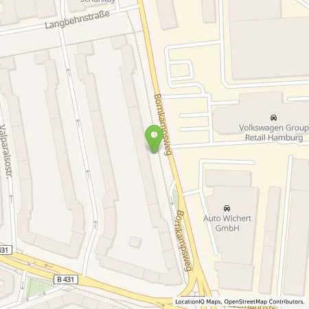 Standortübersicht der Tankstelle Stromnetz Hamburg GmbH in 22761 Hamburg