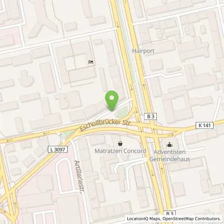 Standortübersicht der Tankstelle ENTEGA Energie GmbH in 64283 Darmstadt