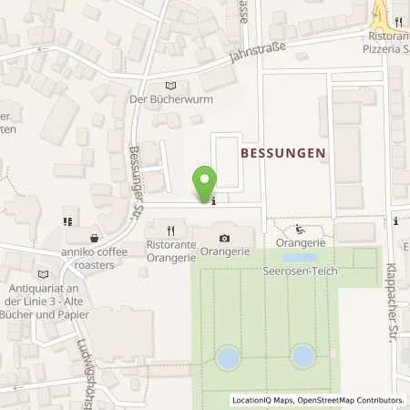 Standortübersicht der Tankstelle ENTEGA Energie GmbH in 64285 Darmstadt