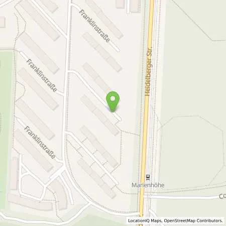 Standortübersicht der Tankstelle ENTEGA Energie GmbH in 64285 Darmstadt