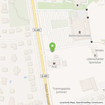 Standortübersicht der Tankstelle ENTEGA Energie GmbH in 64285 Darmstadt