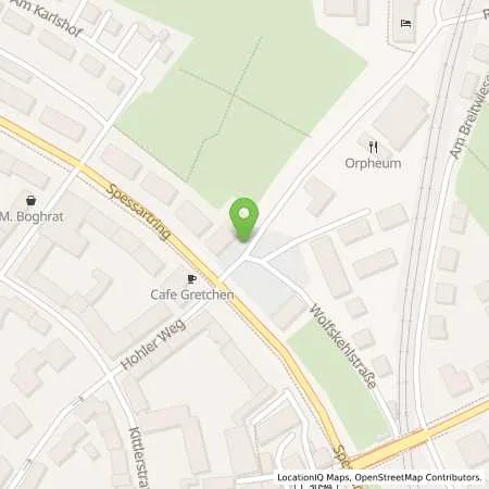 Standortübersicht der Tankstelle ENTEGA Energie GmbH in 64287 Darmstadt