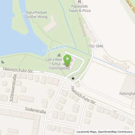 Standortübersicht der Tankstelle Entega Plus GmbH in 64287 Darmstadt