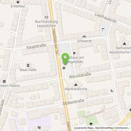 Standortübersicht der Tankstelle ENTEGA Energie GmbH in 64289 Darmstadt