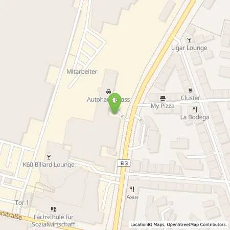 Standortübersicht der Tankstelle ENTEGA Energie GmbH in 64293 Darmstadt