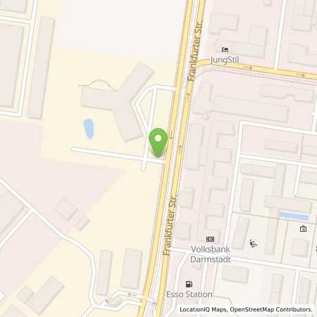 Standortübersicht der Tankstelle ENTEGA Energie GmbH in 64293 Darmstadt