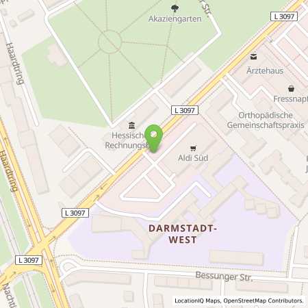 Standortübersicht der Strom (Elektro) Tankstelle: ALDI SÜD in 64295, Darmstadt
