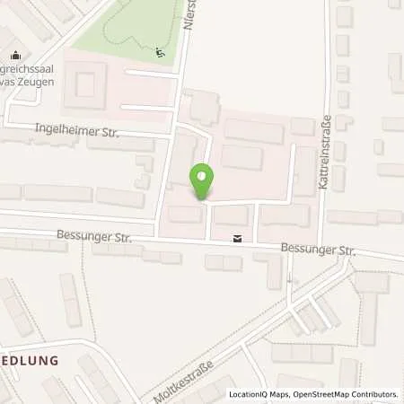 Standortübersicht der Tankstelle ENTEGA Energie GmbH in 64295 Darmstadt