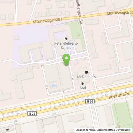 Standortübersicht der Tankstelle Fraunhofer-Gesellschaft zur Förderung der angewandten Forschung e. V. in 64295 Darmstadt