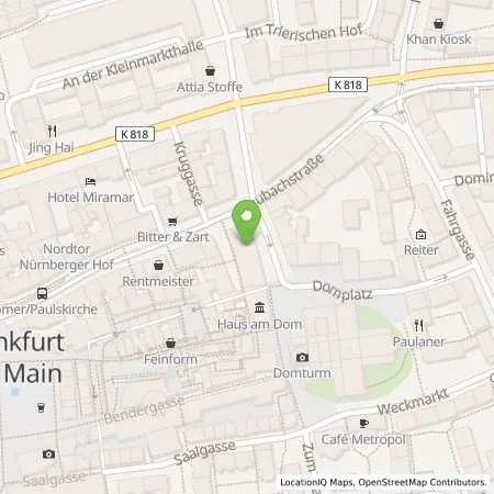 Standortübersicht der Tankstelle Mainova AG in 60311 Frankfurt am Main