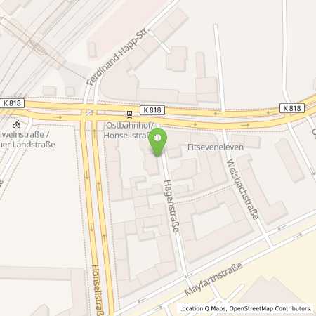 Standortübersicht der Strom (Elektro) Tankstelle: Goldbeck Parking Services GmbH in 60314, Frankfurt