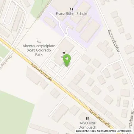 Standortübersicht der Tankstelle ALDI SÜD in 60320 Ginnheim