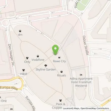 Standortübersicht der Tankstelle symCharge GmbH in 60327 Frankfurt am Main