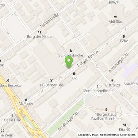 Standortübersicht der Tankstelle Mainova AG in 60385 Frankfurt am Main