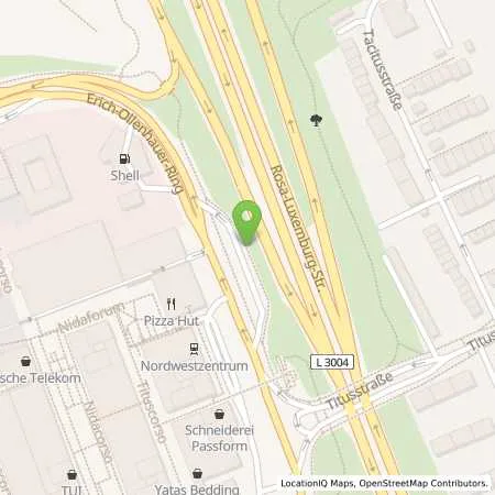 Standortübersicht der Tankstelle innogy eMobility Solutions GmbH in 60439 Frankfurt am Main