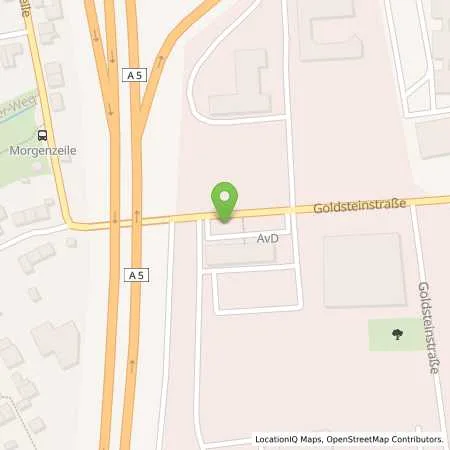 Standortübersicht der Tankstelle Allego GmbH in 60528 Frankfurt