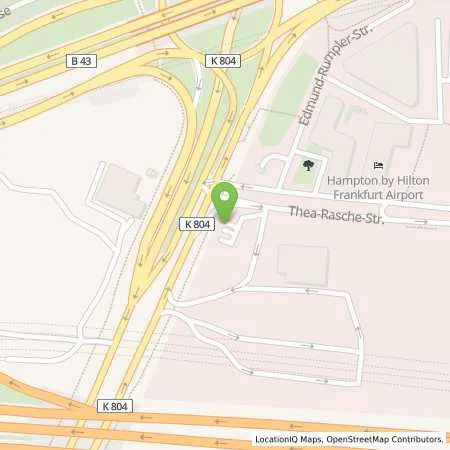 Standortübersicht der Tankstelle Allego GmbH in 60549 Frankfurt am Main