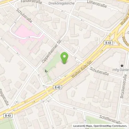 Standortübersicht der Tankstelle Mainova AG in 60594 Frankfurt am Main