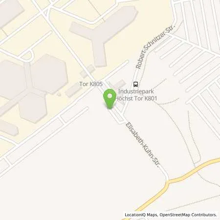 Standortübersicht der Tankstelle Mainova AG in 65929 Frankfurt am Main