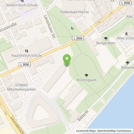 Standortübersicht der Tankstelle Süwag Energie AG in 65929 Frankfurt