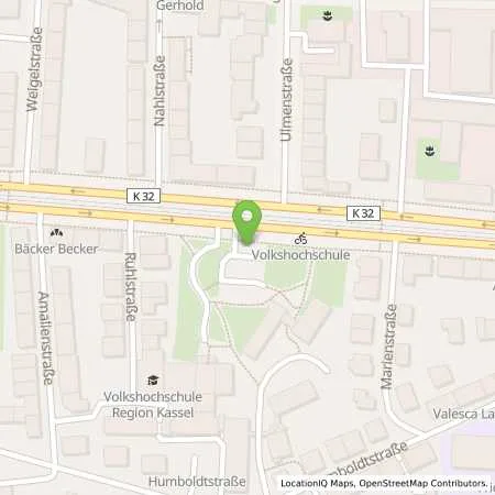 Standortübersicht der Tankstelle EAM Netz GmbH in 34117 Kassel