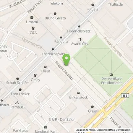 Standortübersicht der Tankstelle Städtische Werke AG in 34117 Kassel