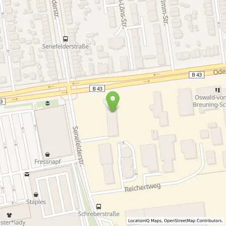 Standortübersicht der Tankstelle Stadtwerke Offenbach Holding GmbH in 63069 Offenbach am Main