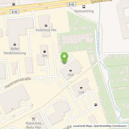 Standortübersicht der Tankstelle ALDI SÜD in 63071 Offenbach am Main
