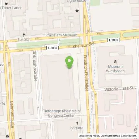 Standortübersicht der Tankstelle ESWE Versorgungs AG in 65185 Wiesbaden