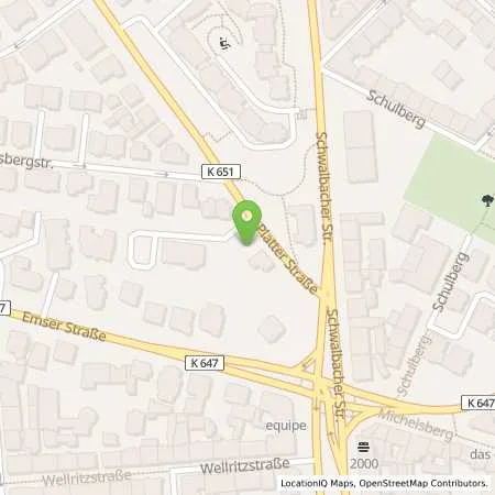 Standortübersicht der Tankstelle Hotel Oranien Gaststätten u Hotelbetriebsges. mbH in 65193 Wiesbaden