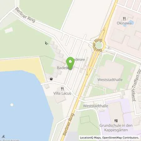 Standortübersicht der Tankstelle GGEW AG in 64625 Bensheim