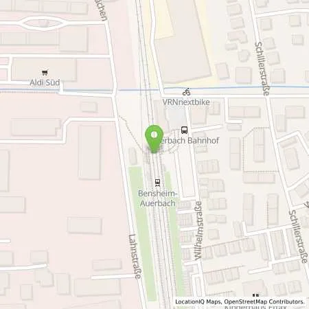 Standortübersicht der Tankstelle GGEW AG in 64625 Bensheim