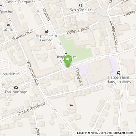 Standortübersicht der Tankstelle GGEW AG in 64646 Heppenheim
