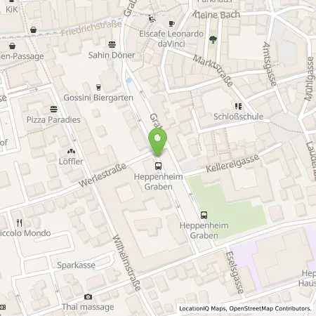 Standortübersicht der Tankstelle GGEW AG in 64646 Heppenheim