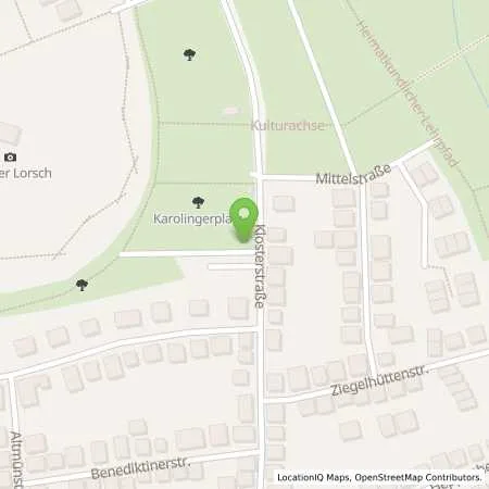 Standortübersicht der Tankstelle GGEW AG in 64653 Lorsch