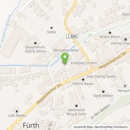 Standortübersicht der Tankstelle ENTEGA Energie GmbH in 64658 Fürth