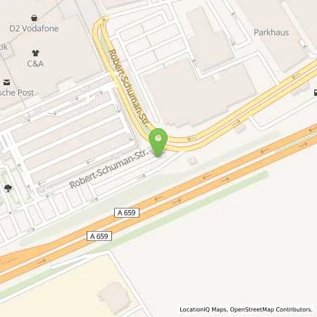 Standortübersicht der Tankstelle Allego GmbH in 68519 Viernheim