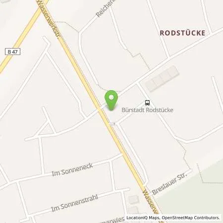 Standortübersicht der Tankstelle ENERGIERIED GmbH&Co.KG in 68642 Bürstadt