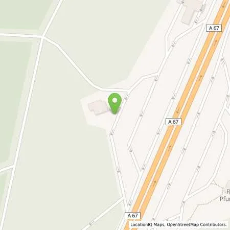 Standortübersicht der Tankstelle EnBW mobility+ AG und Co.KG in 64319 Pfungstadt