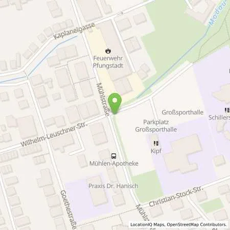 Standortübersicht der Tankstelle ENTEGA Energie GmbH in 64319 Pfungstadt