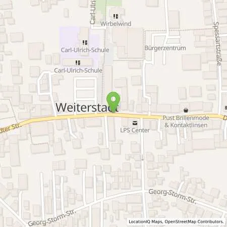 Standortübersicht der Tankstelle ENTEGA Energie GmbH in 64331 Weiterstadt