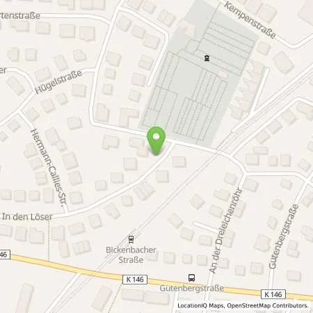 Standortübersicht der Tankstelle ENTEGA Energie GmbH in 64342 Seeheim-Jugenheim