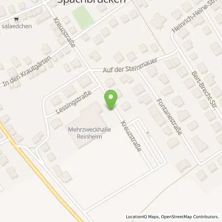 Standortübersicht der Tankstelle ENTEGA Energie GmbH in 64354 Reinheim